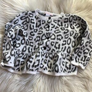 janie and jack animal print cardigan size 18-24 mo✨